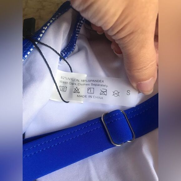 NWT … TEMPT ME “Size: S” Electric Blue Swimsuit - Picture 3 of 5